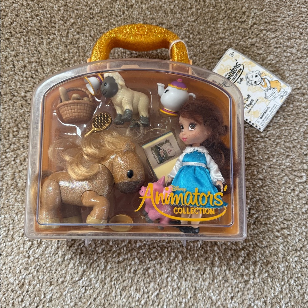 Disney Animators Collection Beauty and the Beast Belle Mini Doll Set